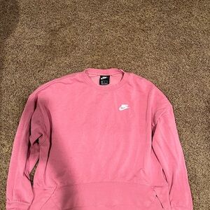 Nike Pink Crewneck Sweatshirt